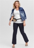 Venus Plus Size Slimming Pull On Pants in Black Venus Plus Size Slimming Pull On Pants in Black