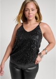 Venus Plus Size Sequin Tank Top Venus Plus Size Sequin Tank Top