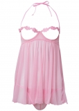 Venus Rose OPEN CUP MESH BABYDOLL Venus Rose OPEN CUP MESH BABYDOLL