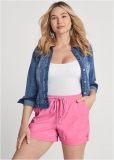 Venus Pink CASUAL PULL-ON WALKING SHORTS Venus Pink CASUAL PULL-ON WALKING SHORTS