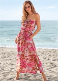 Venus Plus Size Strapless Maxi Dress Venus Plus Size Strapless Maxi Dress