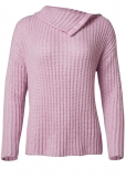 Venus Plus Size Zipper Detail Sweater in Pink Venus Plus Size Zipper Detail Sweater in Pink