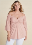 Venus Plus Size Off-The-Shoulder Top Venus Plus Size Off-The-Shoulder Top