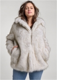 Venus Mid-Length Faux-Fur Coat in Grey Venus Mid-Length Faux-Fur Coat in Grey