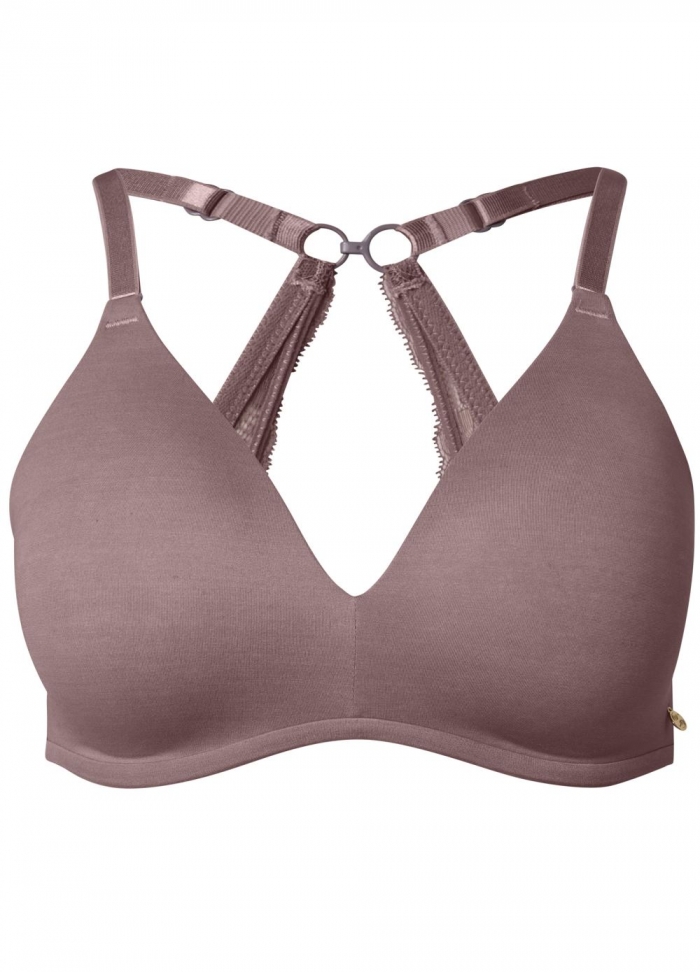 Venus Evening Mauve Pearl By Venus? Lace Back Wireless Bra, Any 2/$75