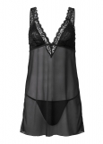 Venus Black OPEN BACK CHEMISE Venus Black OPEN BACK CHEMISE