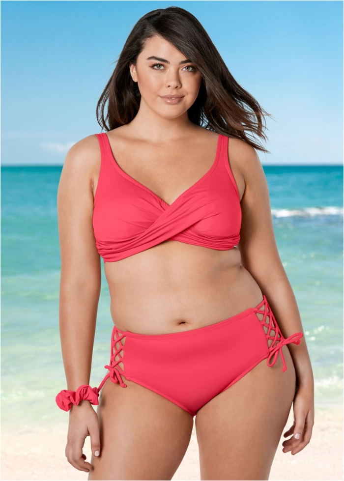 Venus Lattice Side Bottom Bikini