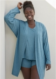 Venus Sapphire Blue 3-PIECE PAJAMA SET Venus Sapphire Blue 3-PIECE PAJAMA SET