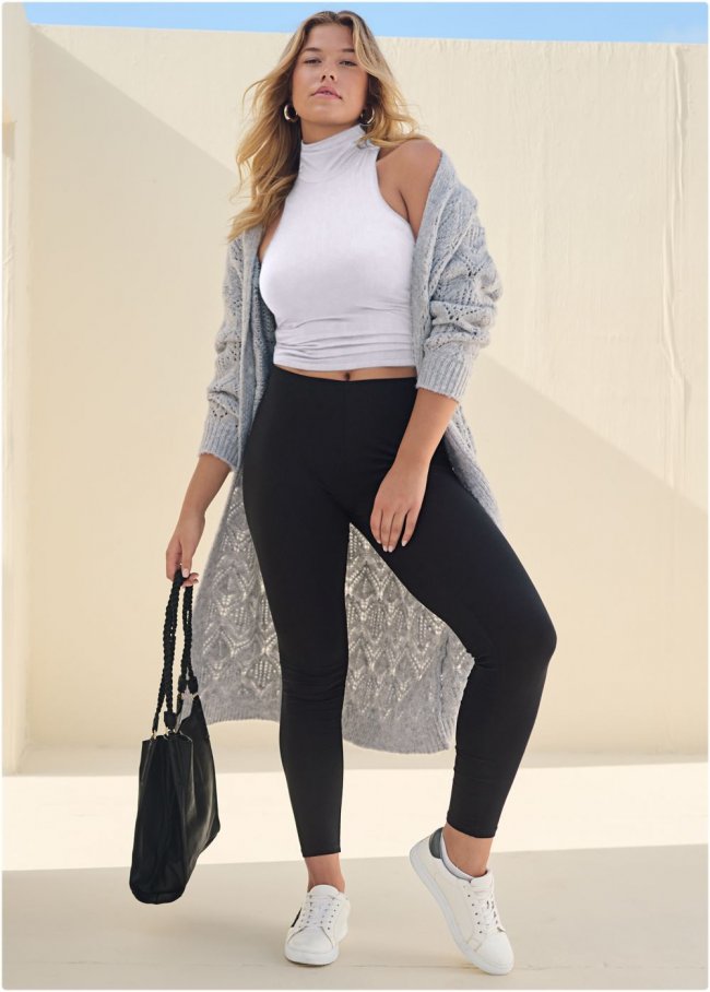 Venus Black BASIC LEGGINGS Venus Black BASIC LEGGINGS