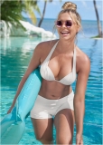 Venus Swim Shorts Bikini - Pearl White Venus Swim Shorts Bikini - Pearl White