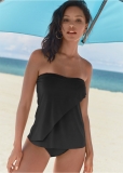 Venus Classic Bandeau Tankini Top Bikini - Black Beauty Venus Classic Bandeau Tankini Top Bikini - Black Beauty