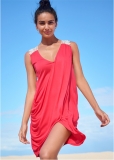 Venus Overlay Cover-Up Dress in Sunset Pink Venus Overlay Cover-Up Dress in Sunset Pink