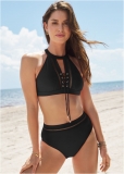 Venus Moderate High Rise Bottom Bikini - Black Beauty Venus Moderate High Rise Bottom Bikini - Black Beauty