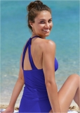 Venus Smoothing V-Back Tankini Top Bikini - Cobalt Blue Venus Smoothing V-Back Tankini Top Bikini - Cobalt Blue