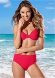 Venus Full Coverage Mid-Rise Hipster Bikini Bottom Bikini - Red Hot Venus Full Coverage Mid-Rise Hipster Bikini Bottom Bikini - Red Hot