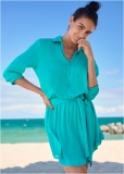 Venus Deep Dive Cover-Up in Aqua Reef Venus Deep Dive Cover-Up in Aqua Reef
