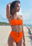 Venus Ultra High-Waist Bottom Bikini - Burnt Orange Venus Ultra High-Waist Bottom Bikini - Burnt Orange