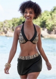 Venus Skirted Mid-Rise Bottom Bikini - Aztec Stripes Venus Skirted Mid-Rise Bottom Bikini - Aztec Stripes
