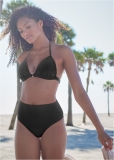 Venus Enhancer Push-Up Triangle Top Bikini - Black Beauty Venus Enhancer Push-Up Triangle Top Bikini - Black Beauty