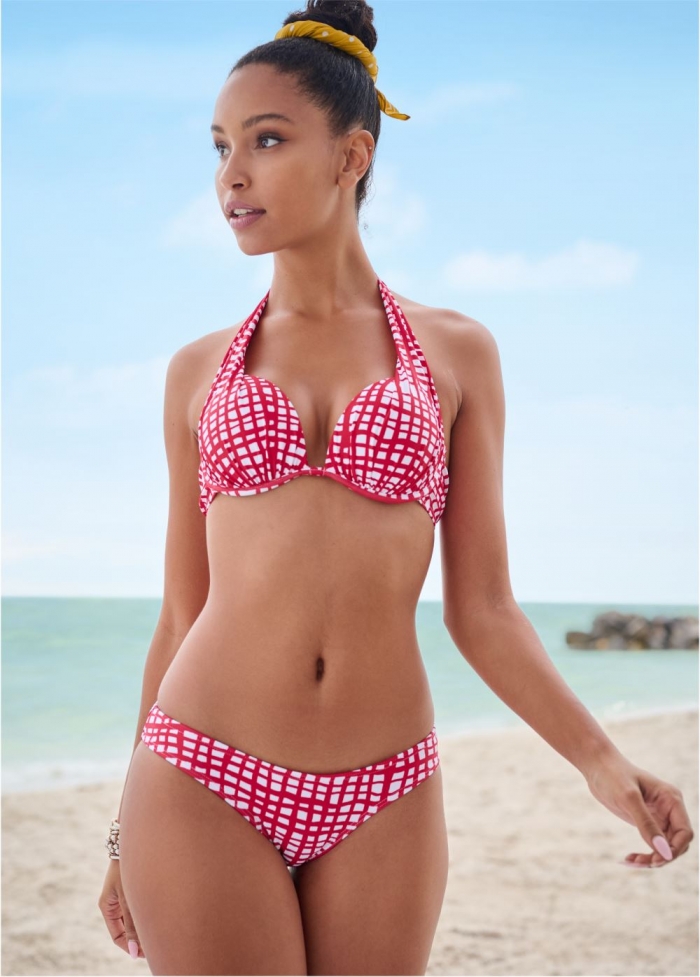 Venus Classic Low-Rise Bottom Bikini - Checker Me