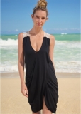 Venus Overlay Cover-Up Dress in Black Beauty Venus Overlay Cover-Up Dress in Black Beauty