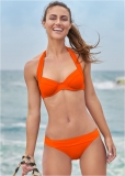 Venus Banded Moderate Bottom Bikini - Burnt Orange Venus Banded Moderate Bottom Bikini - Burnt Orange