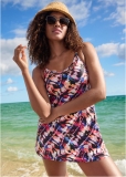 Venus Ring Swim Dress Swimsuit in Island Escape Venus Ring Swim Dress Swimsuit in Island Escape