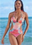 Venus Ruched Goddess Monokini Swimsuit in Afterglow Venus Ruched Goddess Monokini Swimsuit in Afterglow