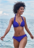 Venus Marilyn Underwire Push-Up Halter Top Bikini - Cobalt Blue Venus Marilyn Underwire Push-Up Halter Top Bikini - Cobalt Blue