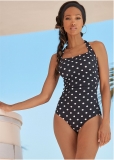 Venus Retro Halter One-Piece Swimsuit in Retro Dots Venus Retro Halter One-Piece Swimsuit in Retro Dots