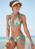 Venus String Bottom Bikini - Palm Party Venus String Bottom Bikini - Palm Party