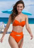 Venus Wrapped Mid-Rise Bottom Bikini - Burnt Orange Venus Wrapped Mid-Rise Bottom Bikini - Burnt Orange