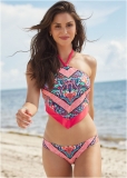 Venus Hanky Hem Tankini Top Bikini - Pop Paisleys Venus Hanky Hem Tankini Top Bikini - Pop Paisleys