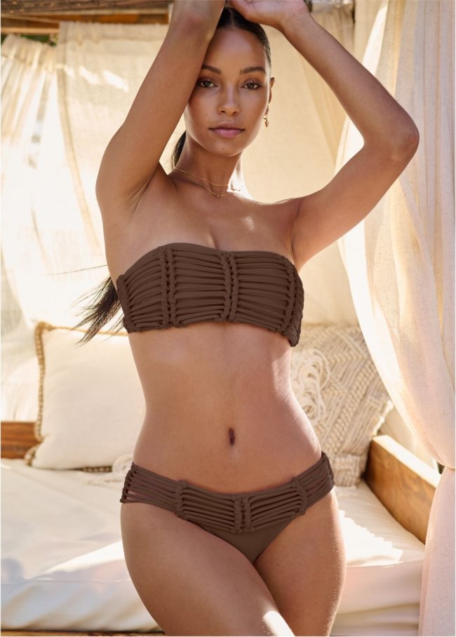 Venus Zen Cheeky Bottom Bikini - Mocha Venus Zen Cheeky Bottom Bikini - Mocha