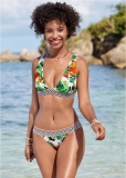 Venus Banded Moderate Bottom Bikini - Passionate Florals Venus Banded Moderate Bottom Bikini - Passionate Florals