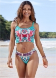 Venus Cami Crop Top Bikini - Tropical Getaway Venus Cami Crop Top Bikini - Tropical Getaway