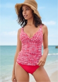 Venus Twist Underwire Tankini Top Bikini - Checker Me Venus Twist Underwire Tankini Top Bikini - Checker Me