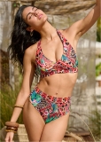 Venus Volley High-Waist Bikini Bottom Bikini - Tropical Nature Venus Volley High-Waist Bikini Bottom Bikini - Tropical Nature