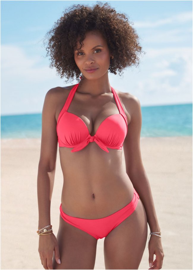 Venus Enhancer Halter Top Bikini - Sunset Pink Venus Enhancer Halter Top Bikini - Sunset Pink