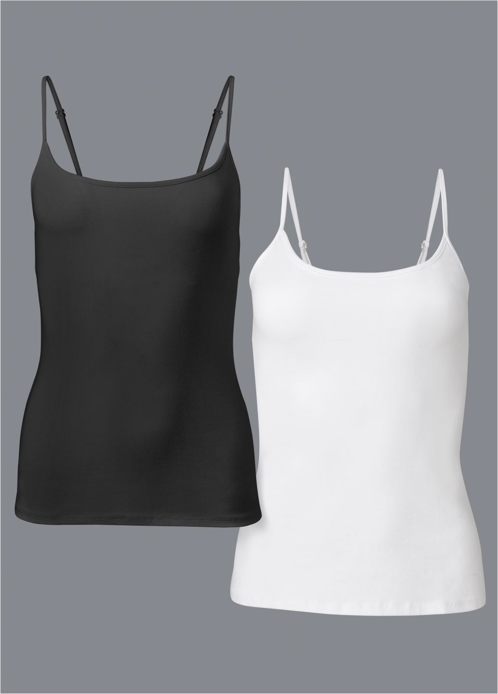 Venus Basic Cami Two Pack in Black & White