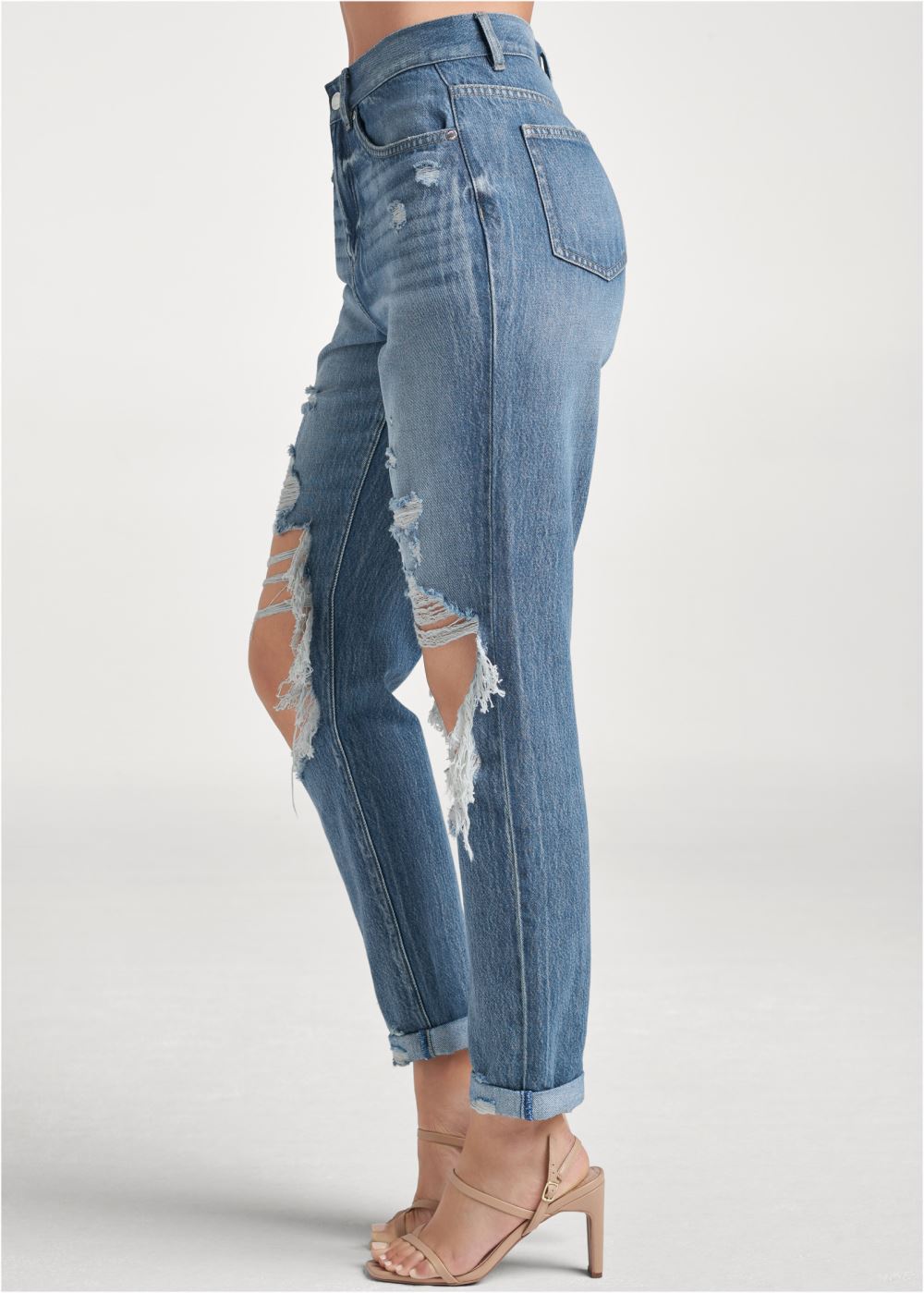 Venus New Vintage Boyfriend Jeans in Medium Wash