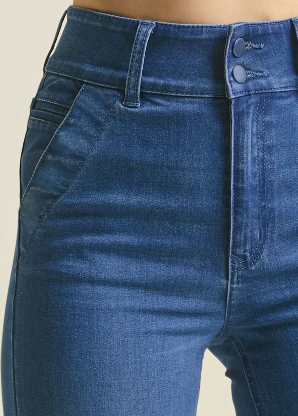 Venus High-Waist Flare Jeans in Dark Wash