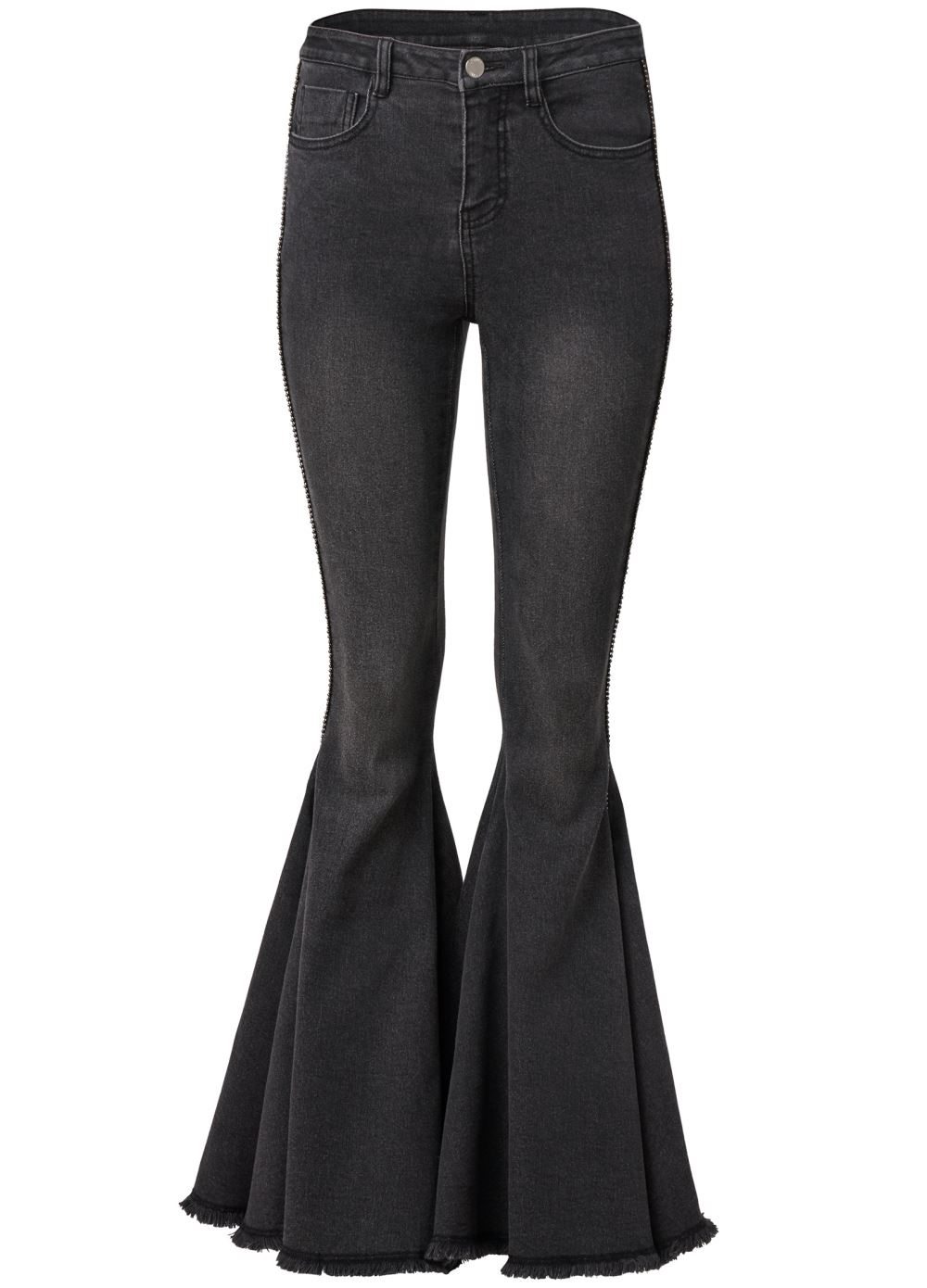 Venus Black Denim EXTREME FLARE JEANS