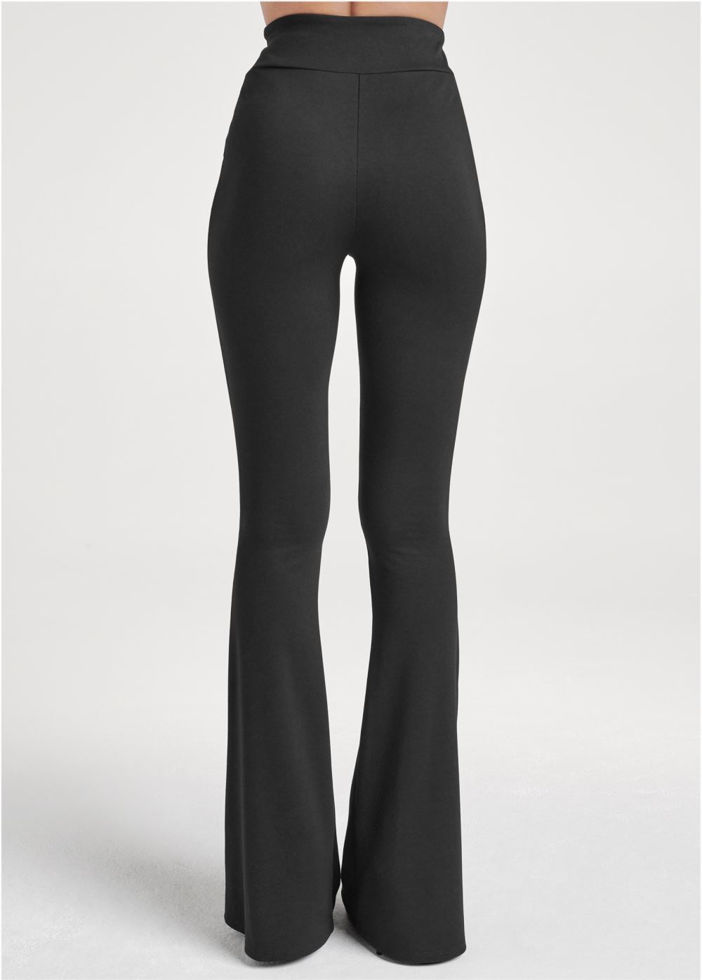 Venus Wide Leg Ponte Pants in Black