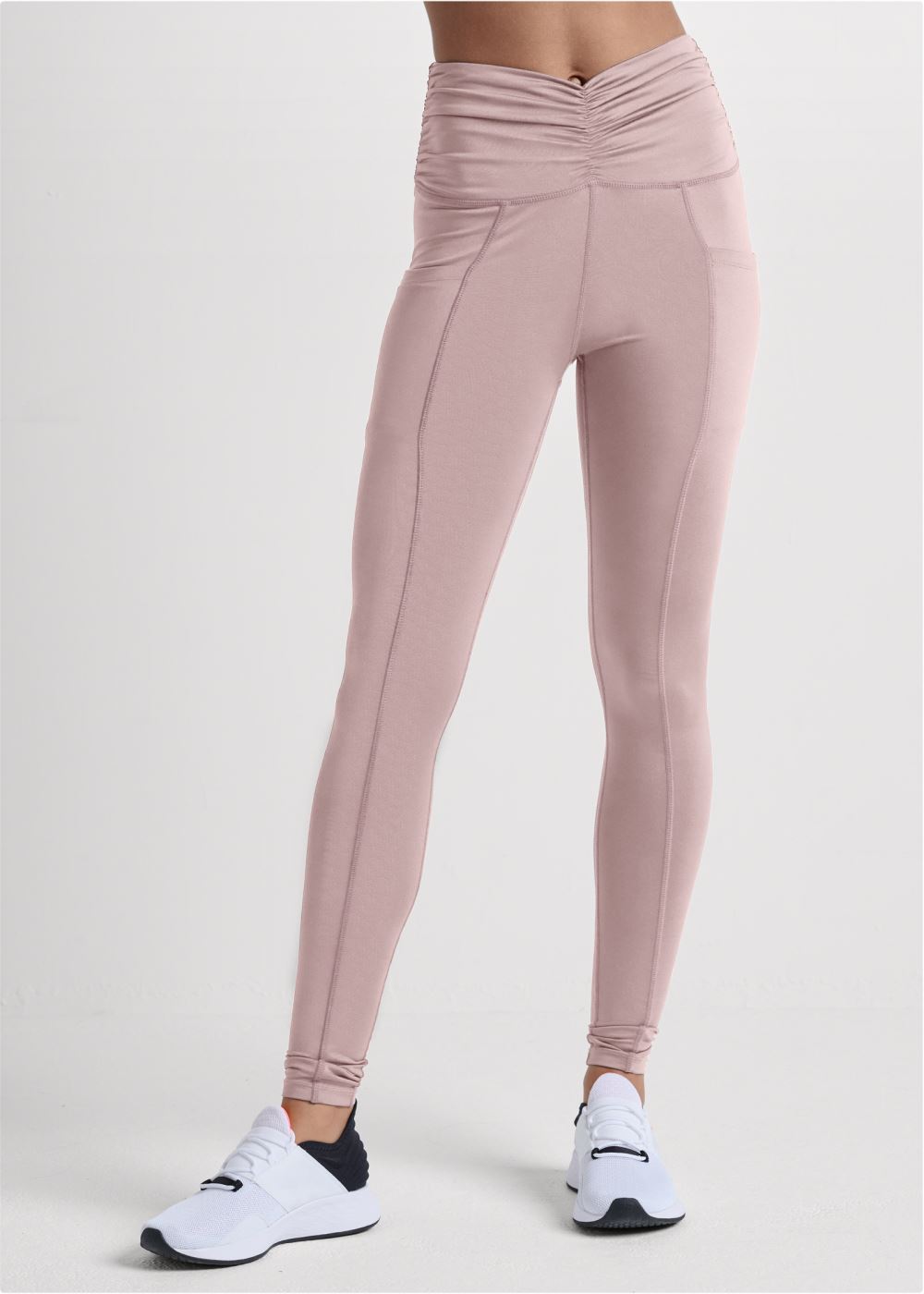 Venus Tan RUCHED WAIST LEGGINGS