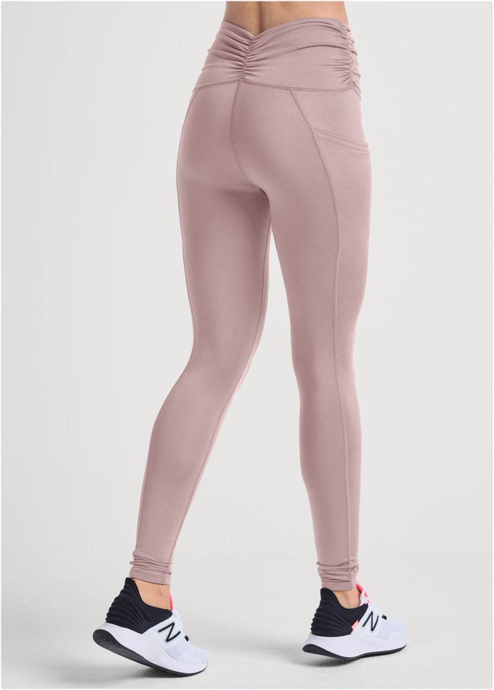 Venus Tan RUCHED WAIST LEGGINGS