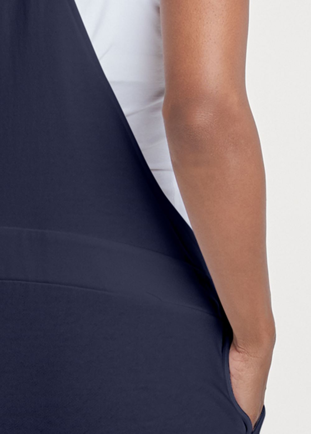 Venus Crochet Overall Lounge Dress - Navy