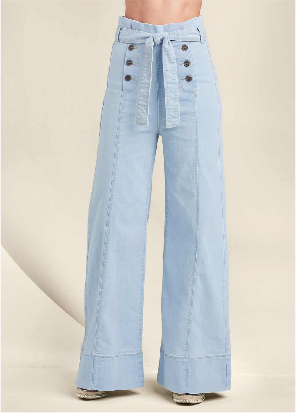 Venus Flare Leg High Waist Jeans in Light Wash