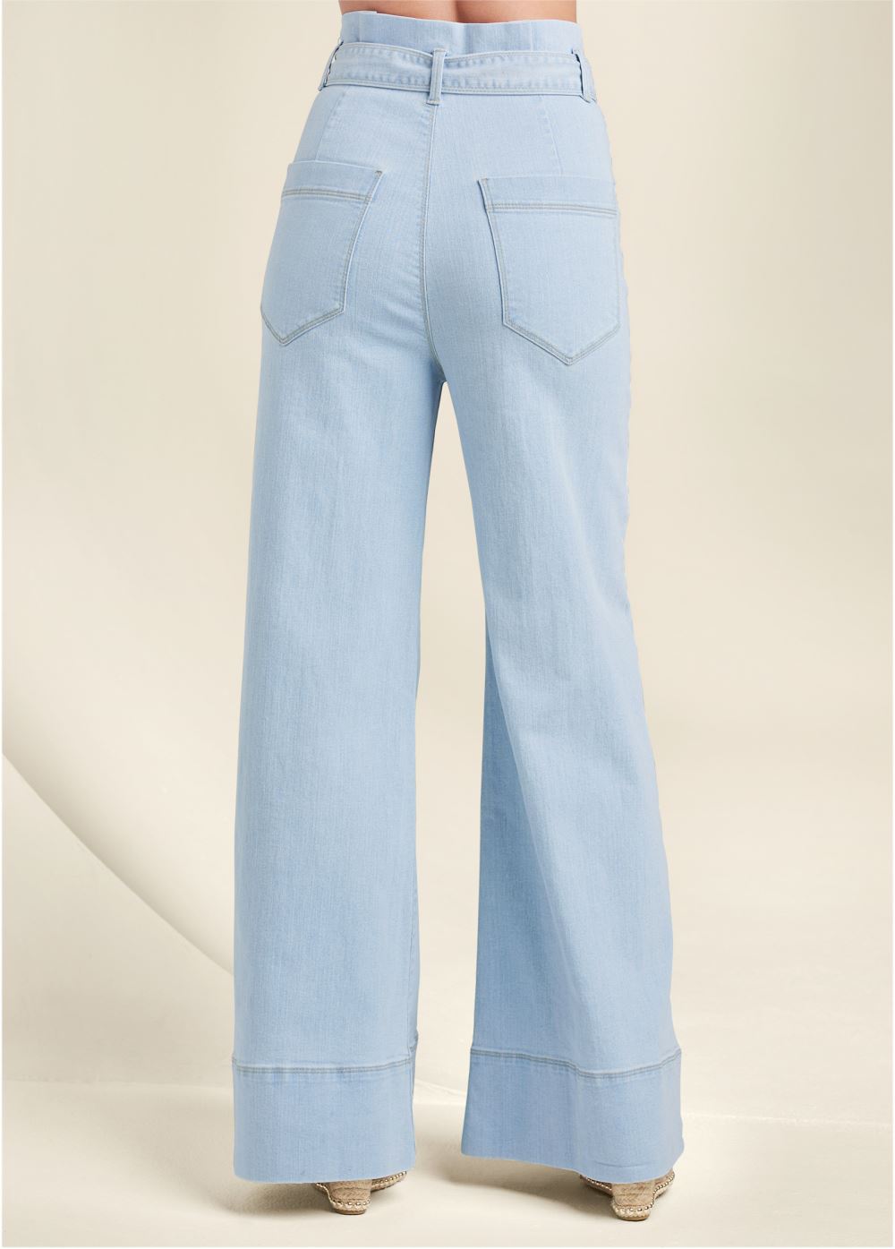 Venus Flare Leg High Waist Jeans in Light Wash