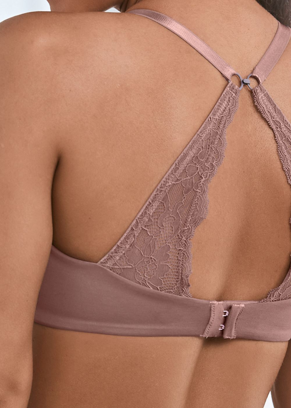 Venus Pearl By Venus? Lace Back Wireless Bra, Any 2/$75 in Evening Mauve